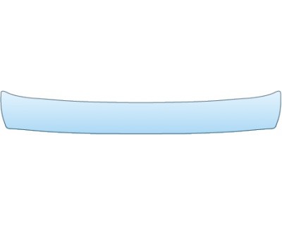 PAINT PROTECTION KIT - 2014 SCION TC HATCHBACK  REAR BUMPER DECK - PRECUT PPF CLEAR BRA WRAP