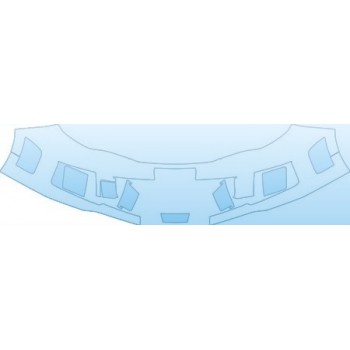 PAINT PROTECTION KIT - 2012 SUBARU IMPREZA WRX STI LIMITED BUMPER(WITHOUT FOG LIGHTS) KIT - PRECUT PPF CLEAR BRA WRAP