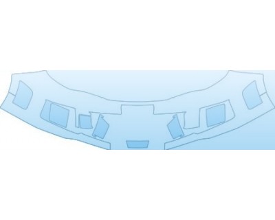 PAINT PROTECTION KIT - 2012 SUBARU IMPREZA WRX STI BASE BUMPER(WITHOUT FOG LIGHTS) KIT - PRECUT PPF CLEAR BRA WRAP