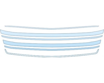 PAINT PROTECTION KIT - 2013 SUBARU OUTBACK 3.6R BASE GRILLE KIT - PRECUT PPF CLEAR BRA WRAP