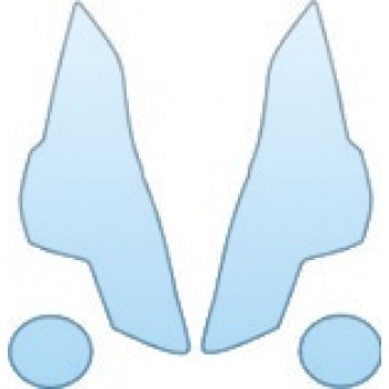 PAINT PROTECTION KIT - 2013 SUBARU OUTBACK 3.6R BASE HEADLIGHTS FOGLIGHTS KIT - PRECUT PPF CLEAR BRA WRAP