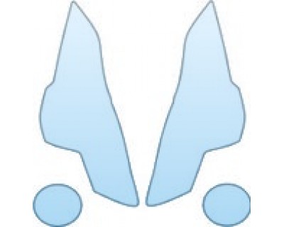 PAINT PROTECTION KIT - 2013 SUBARU OUTBACK 3.6R BASE HEADLIGHTS FOGLIGHTS KIT - PRECUT PPF CLEAR BRA WRAP