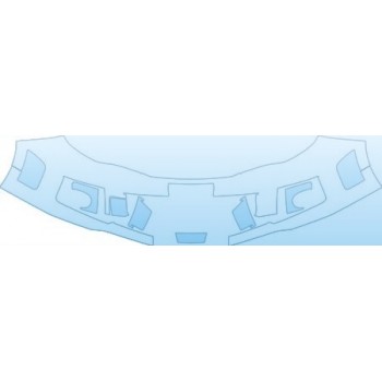 PAINT PROTECTION KIT - 2011 SUBARU IMPREZA WRX STI LIMITED BUMPER(WITH FOG LIGHTS) KIT - PRECUT PPF CLEAR BRA WRAP