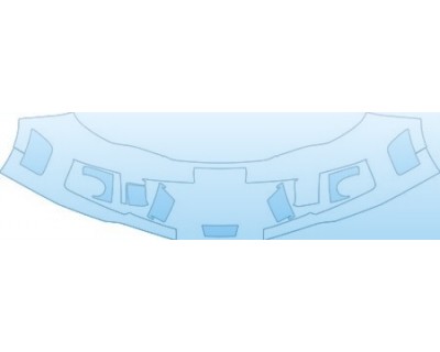 PAINT PROTECTION KIT - 2012 SUBARU IMPREZA WRX STI BASE BUMPER(WITH FOG LIGHTS) KIT - PRECUT PPF CLEAR BRA WRAP