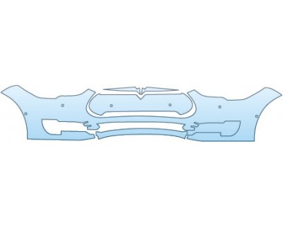 PAINT PROTECTION KIT - 2015 TESLA MODEL S - BUMPER (WITH SENSORS AND RADAR) - PRECUT PPF CLEAR BRA WRAP