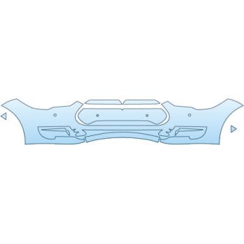 Precut PPF Kit – Clear Bra Paint Protection Film PAINT PROTECTION KIT - 2015 TESLA MODEL S - BUMPER (WITH SENSORS) - PRECUT PPF CLEAR BRA WRAP