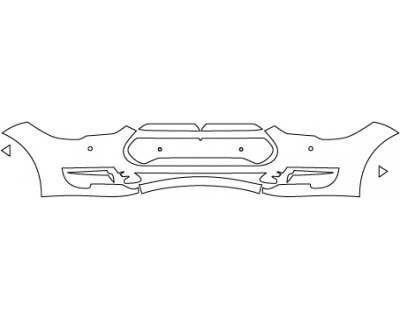 2014 TESLA MODEL S  Bumper (with Sensors)