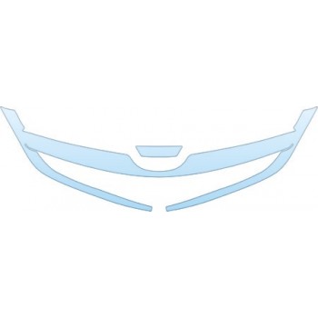 PAINT PROTECTION KIT - 2011 TOYOTA COROLLA S  GRILLE KIT - PRECUT PPF CLEAR BRA WRAP