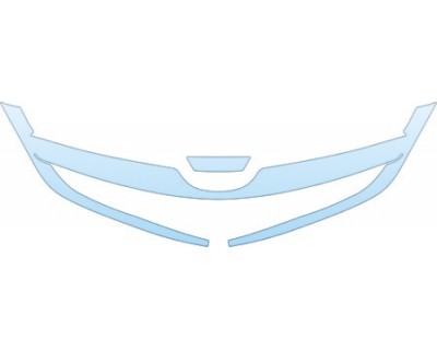 PAINT PROTECTION KIT - 2011 TOYOTA COROLLA BASE  GRILLE KIT - PRECUT PPF CLEAR BRA WRAP