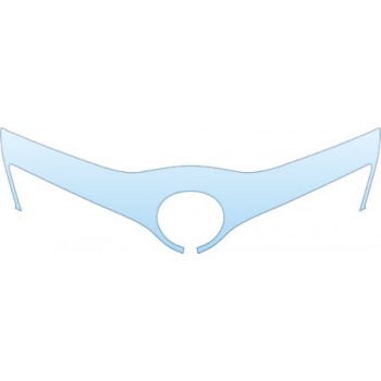 PAINT PROTECTION KIT - 2012 TOYOTA YARIS LIFTBACK L UPPER BUMPER KIT - PRECUT PPF CLEAR BRA WRAP