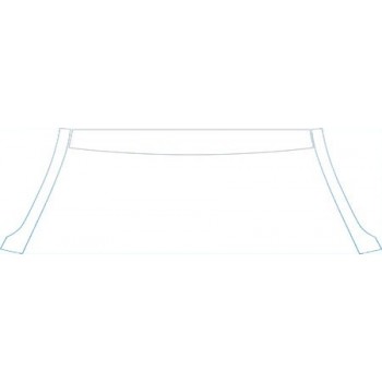 2012 TOYOTA YARIS LIFTBACK LE Roof A-pillars Kit