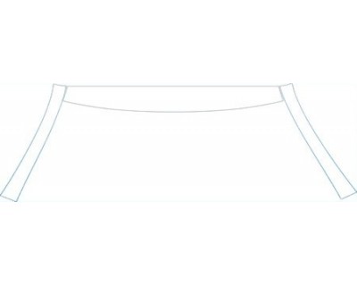 PAINT PROTECTION KIT - 2013 TOYOTA CAMRY SE  ROOF A-PILLARS KIT - PRECUT PPF CLEAR BRA WRAP