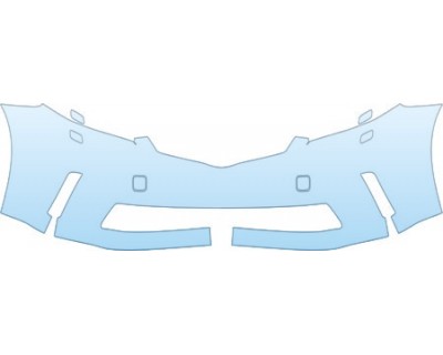 PAINT PROTECTION KIT - 2012 TOYOTA PRIUS V  LOWER BUMPER(WITH WASHERS) KIT - PRECUT PPF CLEAR BRA WRAP