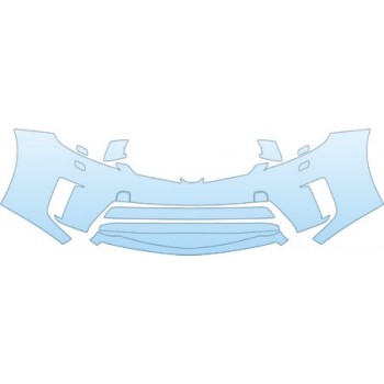 PAINT PROTECTION KIT - 2013 TOYOTA PRIUS BASE  BUMPER(WITH WASHERS) KIT - PRECUT PPF CLEAR BRA WRAP