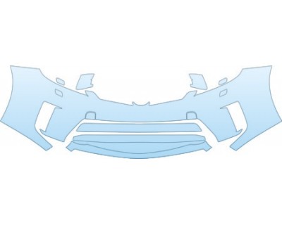 PAINT PROTECTION KIT - 2013 TOYOTA PRIUS BASE  BUMPER(WITH WASHERS) KIT - PRECUT PPF CLEAR BRA WRAP
