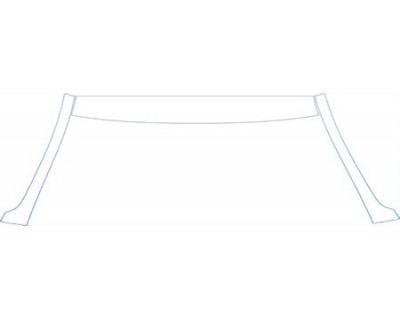 PAINT PROTECTION KIT - 2012 TOYOTA PRIUS C HATCHBACK ROOF A-PILLARS KIT - PRECUT PPF CLEAR BRA WRAP