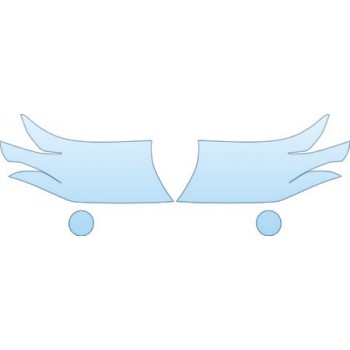 Precut PPF Kit – Clear Bra Paint Protection Film PAINT PROTECTION KIT - 2013 TOYOTA LAND CRUISER SPORT HEADLIGHTS FOGLIGHTS KIT - PRECUT PPF CLEAR BRA WRAP