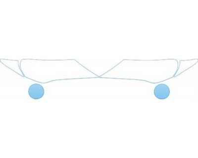 PAINT PROTECTION KIT - 2013 TOYOTA RAV4 LE  HEADLIGHTS FOG LIGHTS KIT - PRECUT PPF CLEAR BRA WRAP
