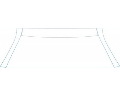 PAINT PROTECTION KIT - 2011 TOYOTA COROLLA BASE  ROOF A-PILLARS KIT - PRECUT PPF CLEAR BRA WRAP