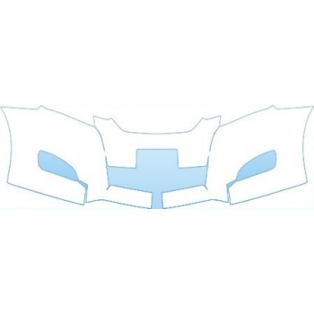 PAINT PROTECTION KIT - 2010 TOYOTA MATRIX BASE  BUMPER (WITH PLATE CUT OUT) KIT - PRECUT PPF CLEAR BRA WRAP