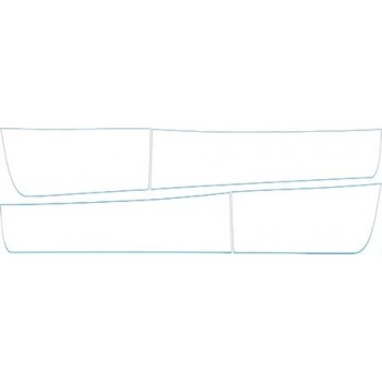 PAINT PROTECTION KIT - 2013 TOYOTA MATRIX S  DOORS KIT - PRECUT PPF CLEAR BRA WRAP