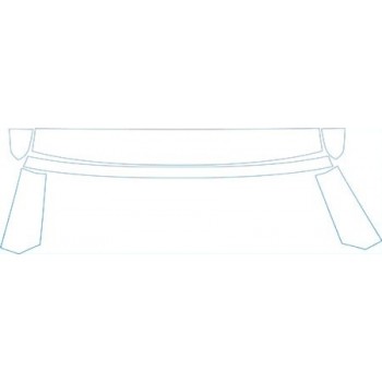 PAINT PROTECTION KIT - 2010 TOYOTA FJ CRUISER XRS  ROOF A-PILLARS KIT - PRECUT PPF CLEAR BRA WRAP