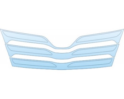 PAINT PROTECTION KIT - 2012 TOYOTA VENZA LIMITED  GRILLE KIT - PRECUT PPF CLEAR BRA WRAP