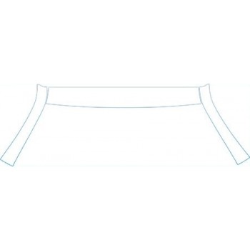 PAINT PROTECTION KIT - 2012 TOYOTA 4RUNNER TRAIL  ROOF A-PILLARS KIT - PRECUT PPF CLEAR BRA WRAP