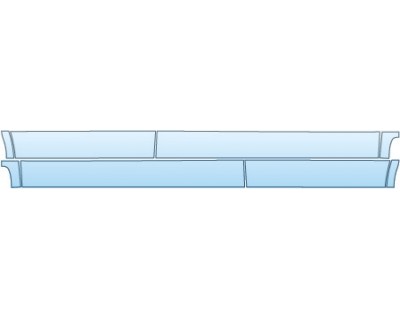 PAINT PROTECTION KIT - 2015 TOYOTA VENZA LIMITED  DOORS WITH MUD FLAPS CUT OUT - PRECUT PPF CLEAR BRA WRAP