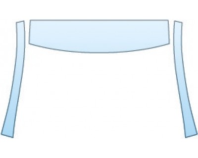 PAINT PROTECTION KIT - 2015 TOYOTA VENZA LIMITED  ROOF A-PILLAR - PRECUT PPF CLEAR BRA WRAP