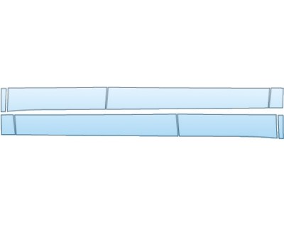 PAINT PROTECTION KIT - 2015 TOYOTA VENZA LIMITED  ROCKERS - PRECUT PPF CLEAR BRA WRAP