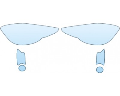 Precut PPF Kit – Clear Bra Paint Protection Film PAINT PROTECTION KIT - 2015 TOYOTA PRIUS C 2 HEADLIGHTS RUNNING LIGHTS FOG LIGHTS - PRECUT PPF CLEAR BRA WRAP