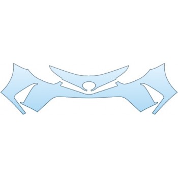 PAINT PROTECTION KIT - 2015 TOYOTA PRIUS V  UPPER BUMPER - PRECUT PPF CLEAR BRA WRAP