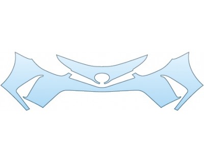 PAINT PROTECTION KIT - 2015 TOYOTA PRIUS V  UPPER BUMPER - PRECUT PPF CLEAR BRA WRAP