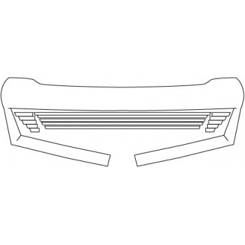 2014 TOYOTA COROLLA SE  Grille Surround And Inserts