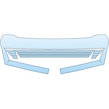 PAINT PROTECTION KIT - 2015 TOYOTA COROLLA SE  GRILLE SURROUND AND INSERTS - PRECUT PPF CLEAR BRA WRAP