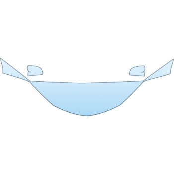 PAINT PROTECTION KIT - 2015 TOYOTA COROLLA S  STANDARD HOOD FENDERS MIRRORS - PRECUT PPF CLEAR BRA WRAP