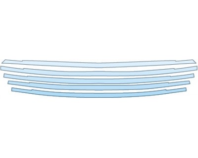 PAINT PROTECTION KIT - 2014 TOYOTA AVALON XLE PREMIUM  GRILLE - PRECUT PPF CLEAR BRA WRAP