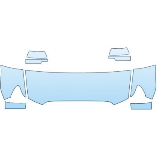 Partial Hood Fender & Mirror Kit | TESLA MODEL X 2017 Partial Hood Fender & Mirror Kit | TESLA MODEL X 2017