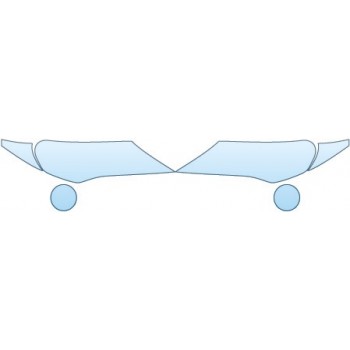 PAINT PROTECTION KIT - 2015 TOYOTA RAV4 LE  HEADLIGHTS FOG LIGHTS - PRECUT PPF CLEAR BRA WRAP