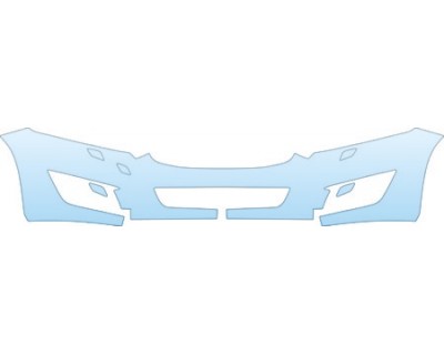 PAINT PROTECTION KIT - 2011 VOLVO C70 T5  LOWER BUMPER(WITH WASHERS) KIT - PRECUT PPF CLEAR BRA WRAP