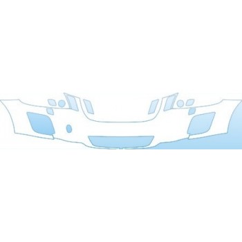 Precut PPF Kit – Clear Bra Paint Protection Film PAINT PROTECTION KIT - 2011 VOLVO XC60 3.2 BUMPER (WITH WASHERS) KIT - PRECUT PPF CLEAR BRA WRAP