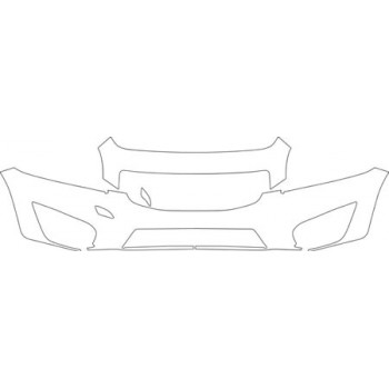 2013 VOLVO C30 T5 R-DESIGN  Upper Bumper Kit