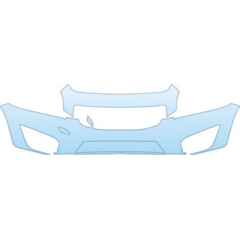 Precut PPF Kit – Clear Bra Paint Protection Film PAINT PROTECTION KIT - 2013 VOLVO C30 T5 R-DESIGN UPPER BUMPER KIT - PRECUT PPF CLEAR BRA WRAP