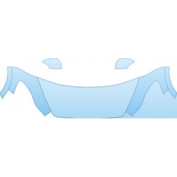 PAINT PROTECTION KIT - 2013 VOLVO C30 T5 R-DESIGN  HOOD FENDER MIRRORS(WITH FENDER FLARES) KIT - PRECUT PPF CLEAR BRA WRAP