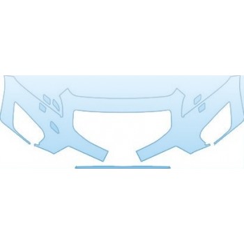 PAINT PROTECTION KIT - 2013 VOLVO C30 T5 R-DESIGN  BUMPER(WITH WASHERS;30 INCH) KIT - PRECUT PPF CLEAR BRA WRAP