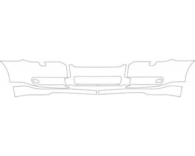 2011 VOLVO S80 3.2 Lower Bumper With Washers Kit