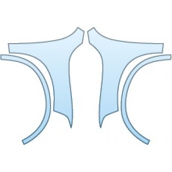 PAINT PROTECTION KIT - 2016 VOLVO XC90 R-DESIGN  FULL FENDERS - PRECUT PPF CLEAR BRA WRAP