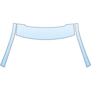 PAINT PROTECTION KIT - 2016 VOLVO XC90 R-DESIGN  ROOF A-PILLARS (WITH SUN ROOF) - PRECUT PPF CLEAR BRA WRAP