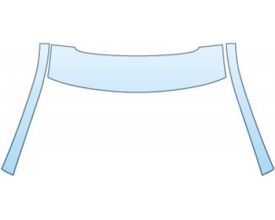 PAINT PROTECTION KIT - 2016 VOLVO XC90 MOMENTUM  ROOF A-PILLARS (WITH SUN ROOF) - PRECUT PPF CLEAR BRA WRAP